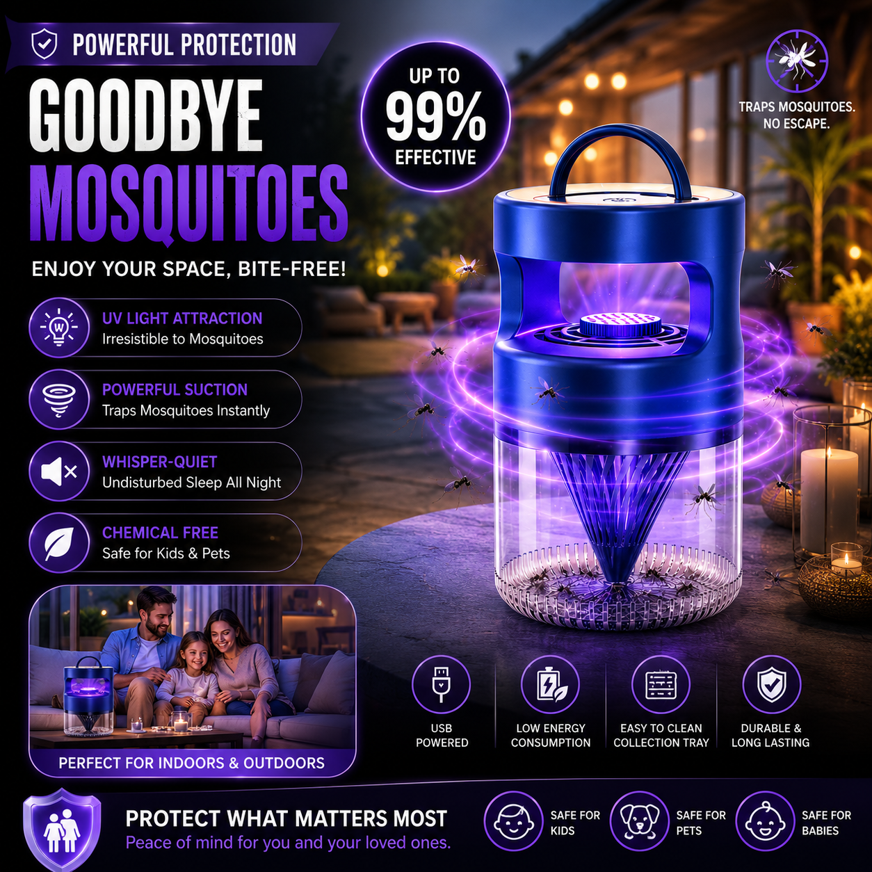 BiteFree Mosquito Lamp 🔥50% OFF SALEE💫