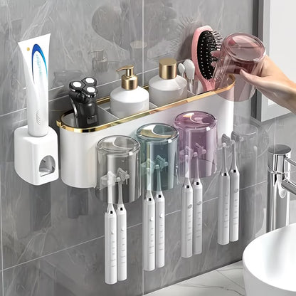 4-Cup Toothbrush Rack 🪥