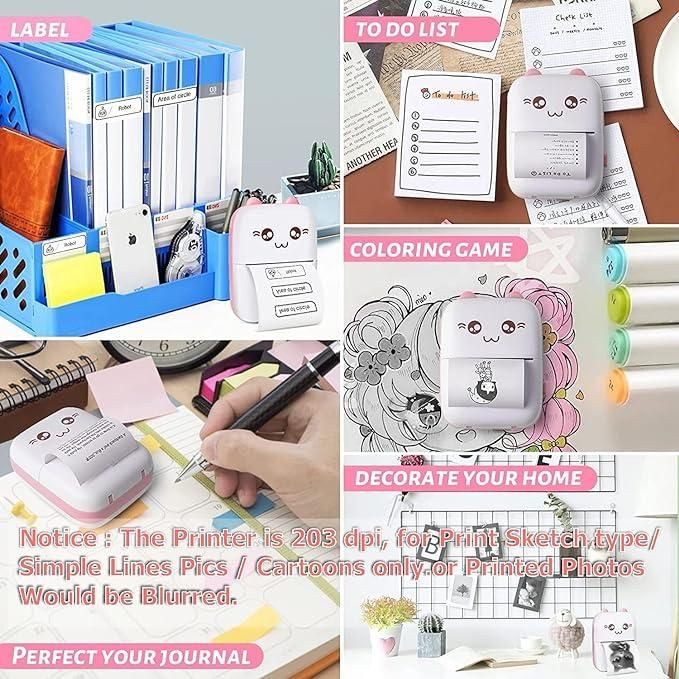 Inkless Bluetooth Pocket Printer 😍