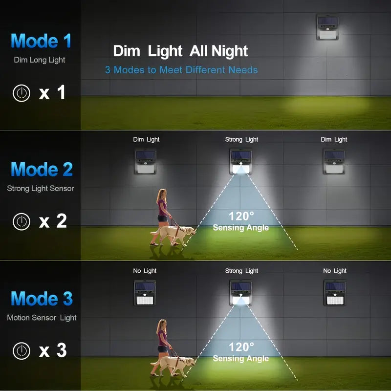 Smart Solar Wall Lamp