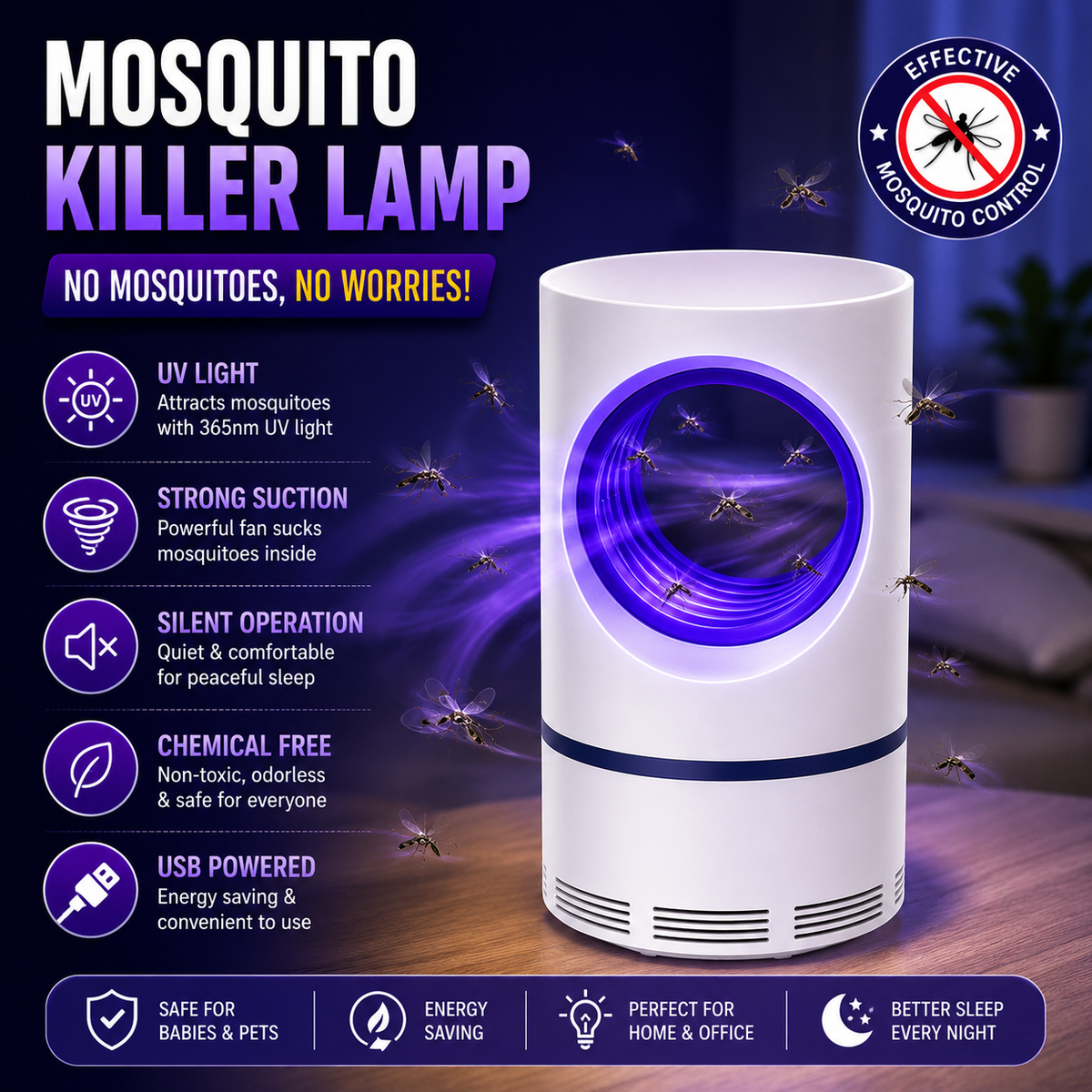 Mosquito Killer Lamp 🔥