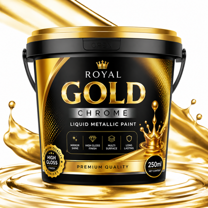 Golden Liquid Paint Tub