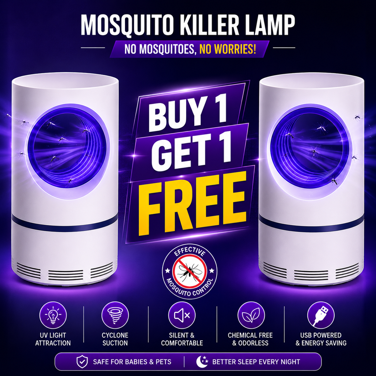 Mosquito Killer Lamp 🔥
